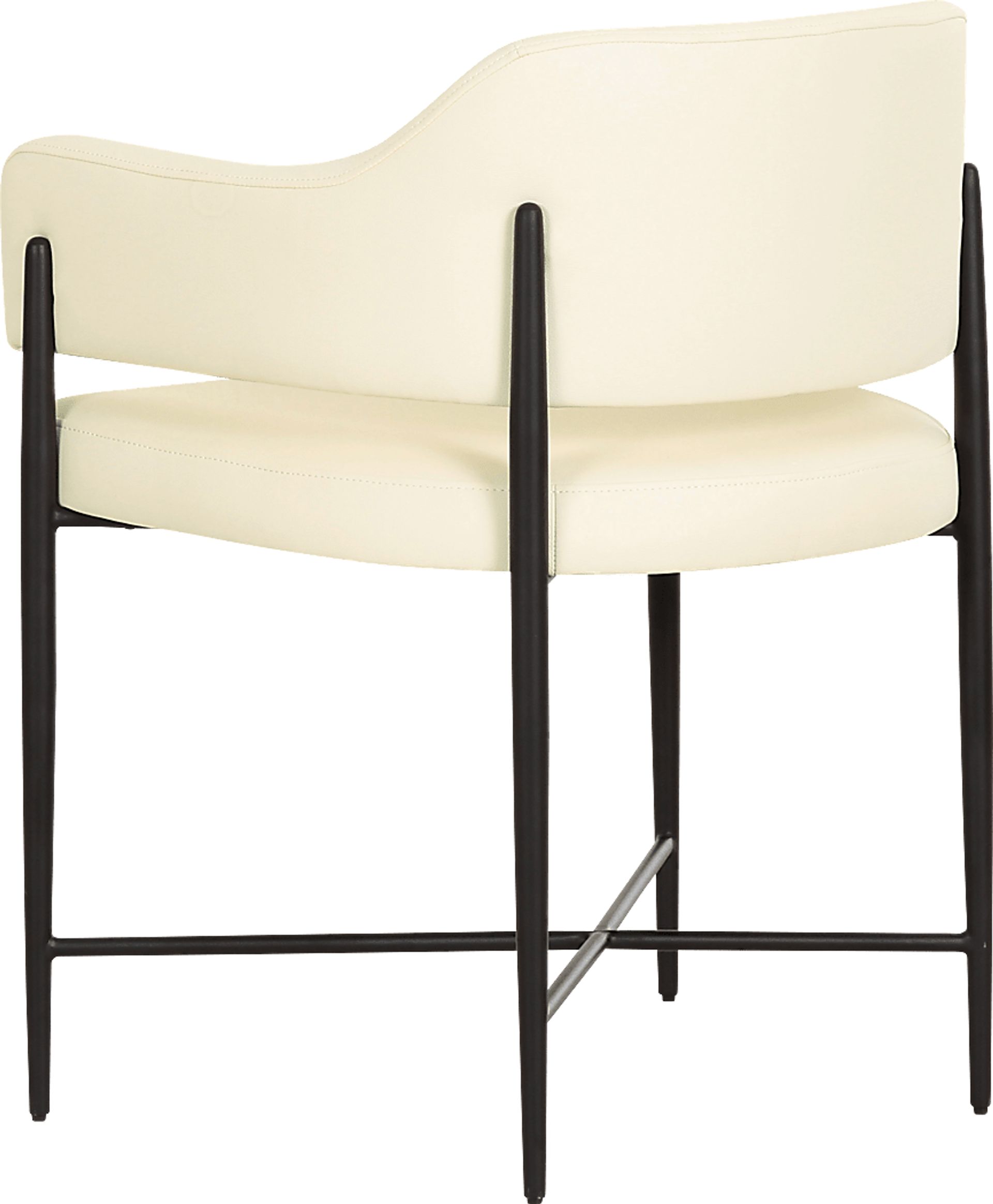 Hansomcab II Cream Arm Chair - Image 4