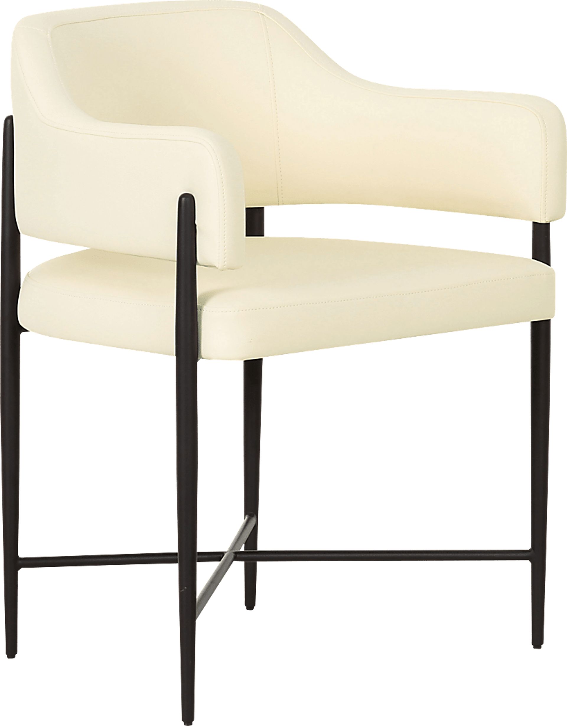 Hansomcab II Cream Arm Chair - Image 1
