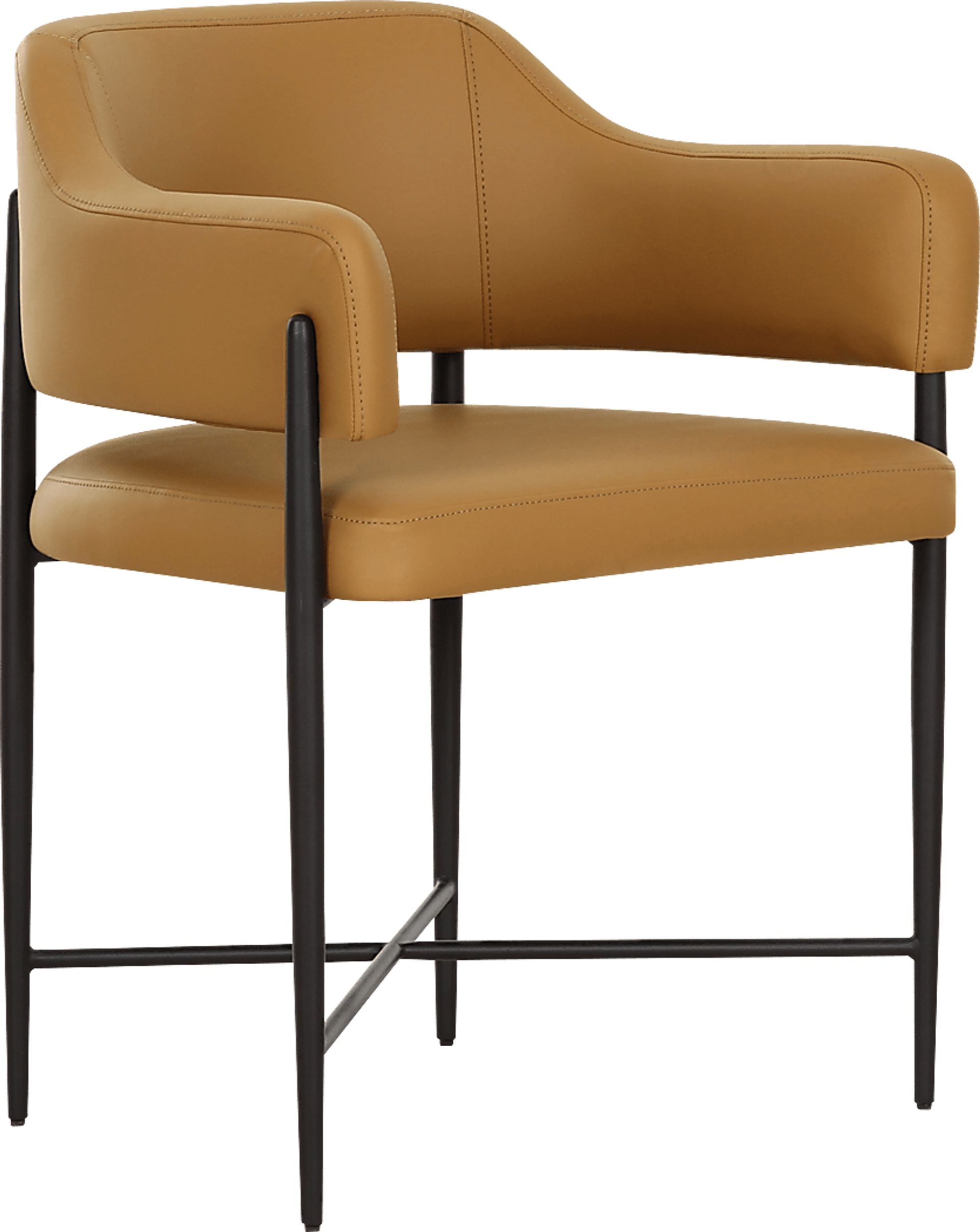 Hansomcab II Tan Arm Chair - Image 1