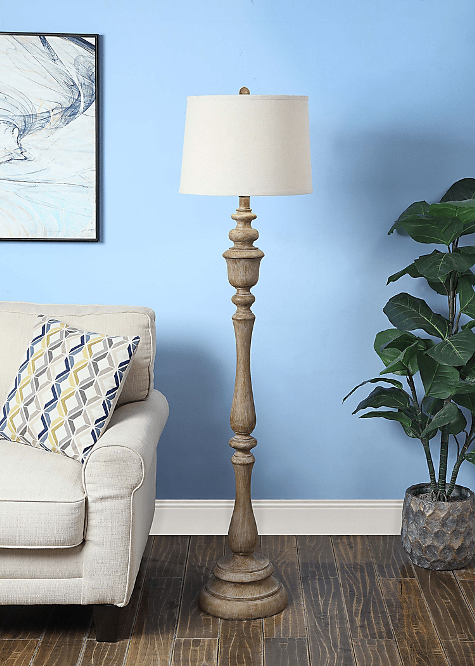Hanson Heights Brown Floor Lamp - Image 2