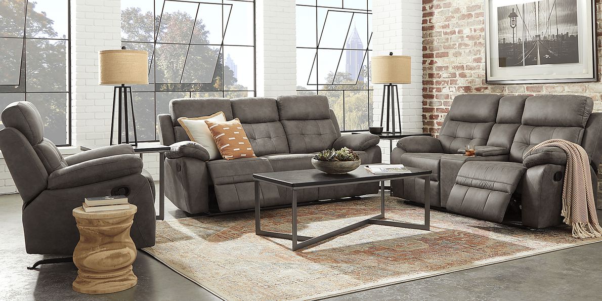Hanton Heights 6 Pc Non-Power Reclining Living Room Set