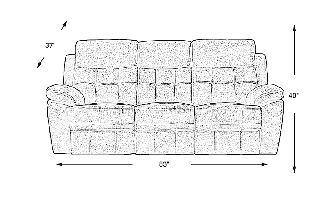 Hanton Heights Power Reclining Sofa