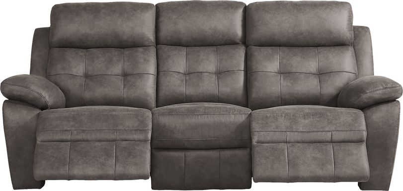 Hanton Heights Slate Reclining Sofa