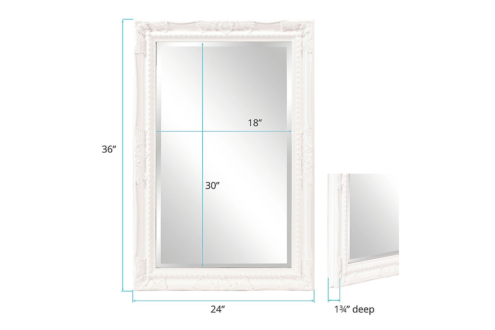 Hanut White Mirror - Image 2