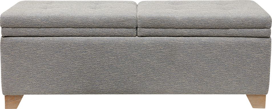 Hanworth Gray Accent Bench