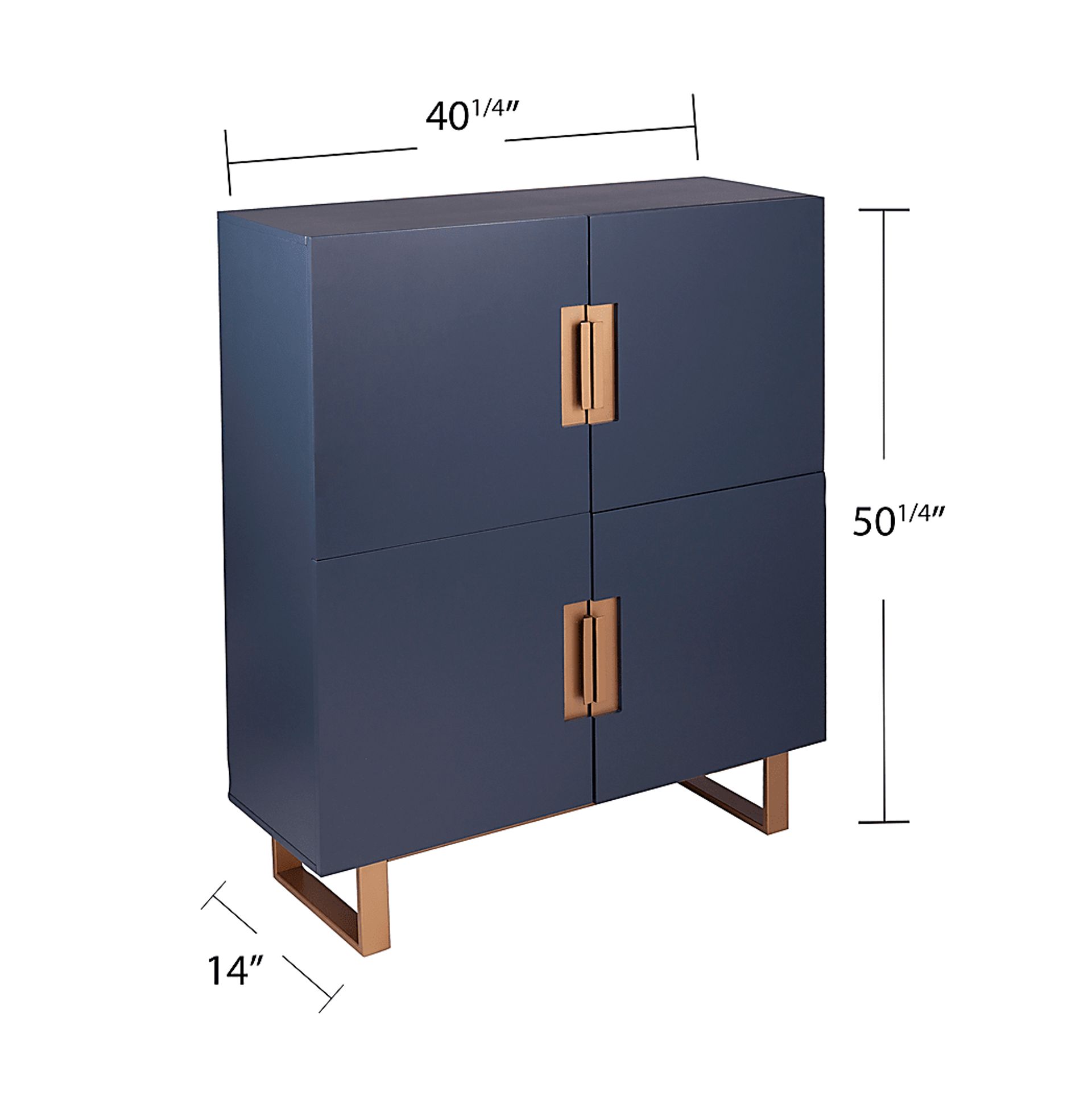 Hanzman Blue Accent Cabinet - Image 5