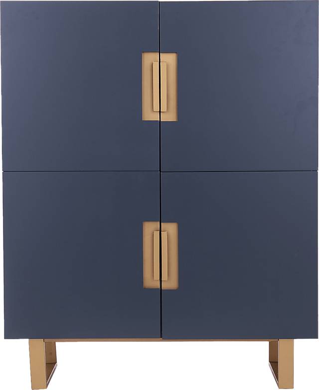 Hanzman Blue Accent Cabinet - Thumbnail - Image 1