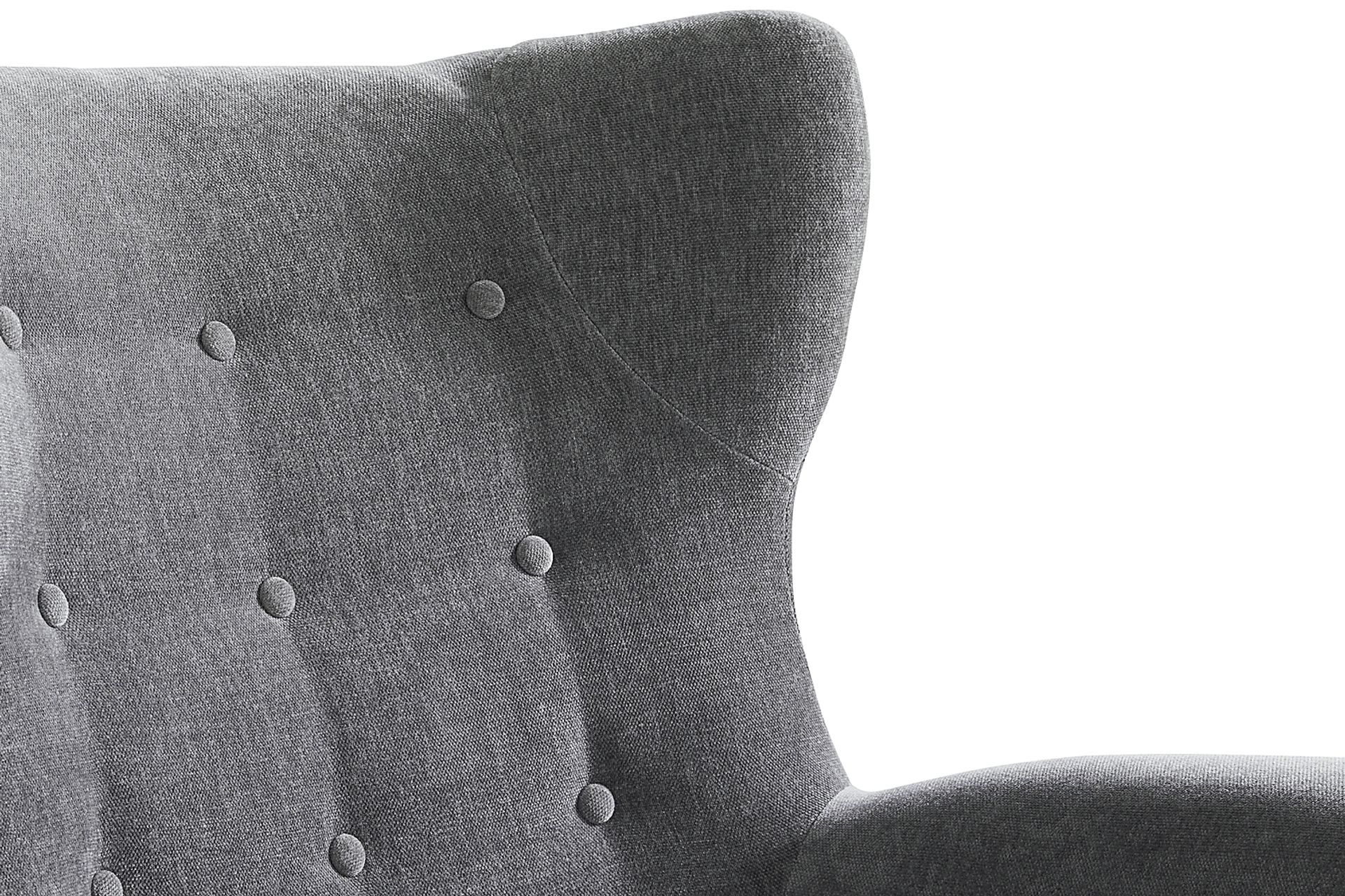 Happner Gray Accent Chair - Image 4