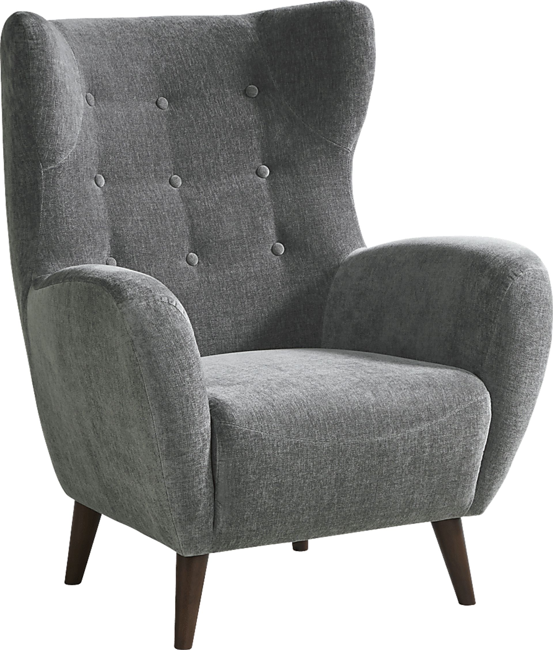 Happner Gray Accent Chair - Image 1