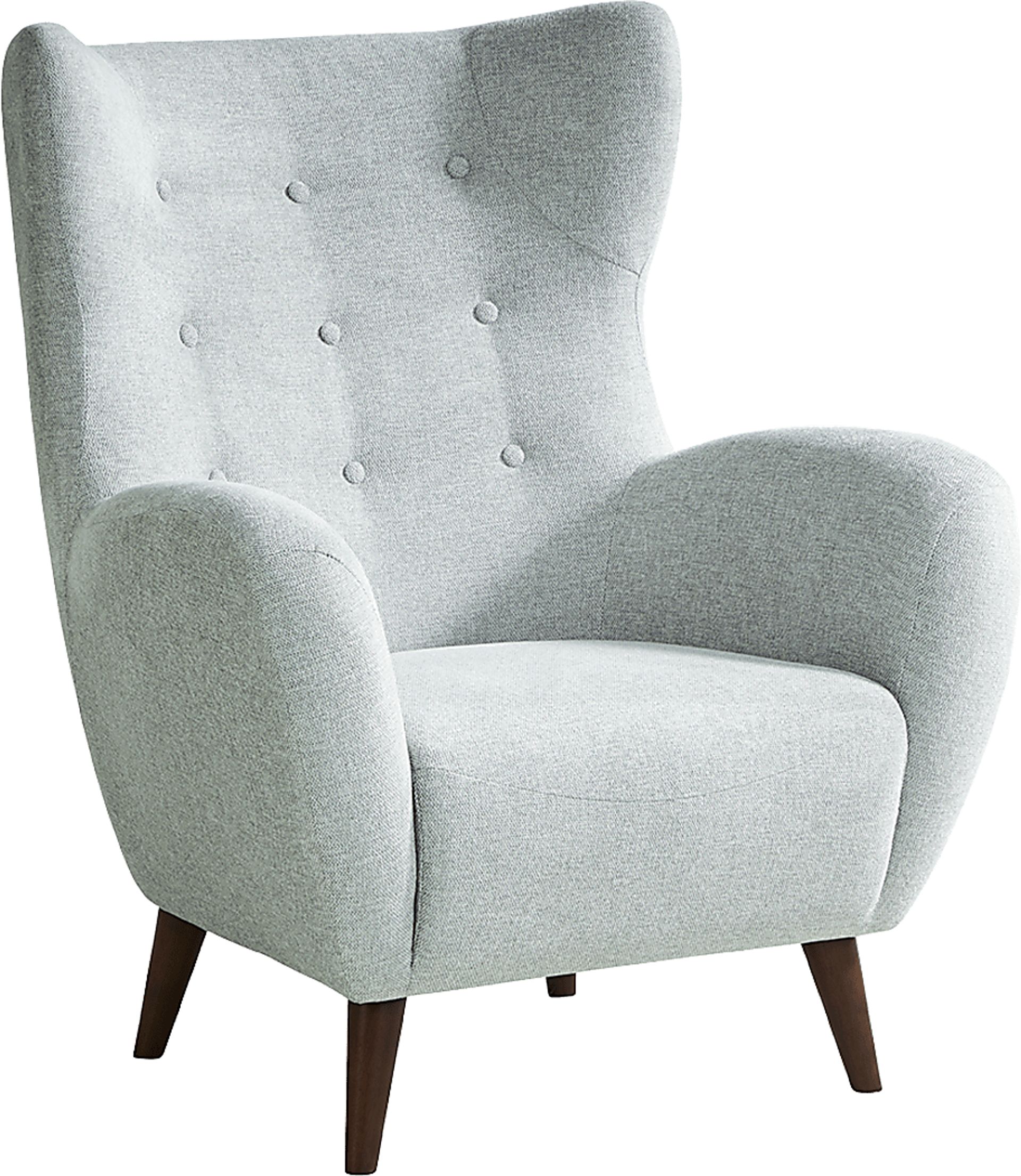 Happner Light Gray Accent Chair - Image 1