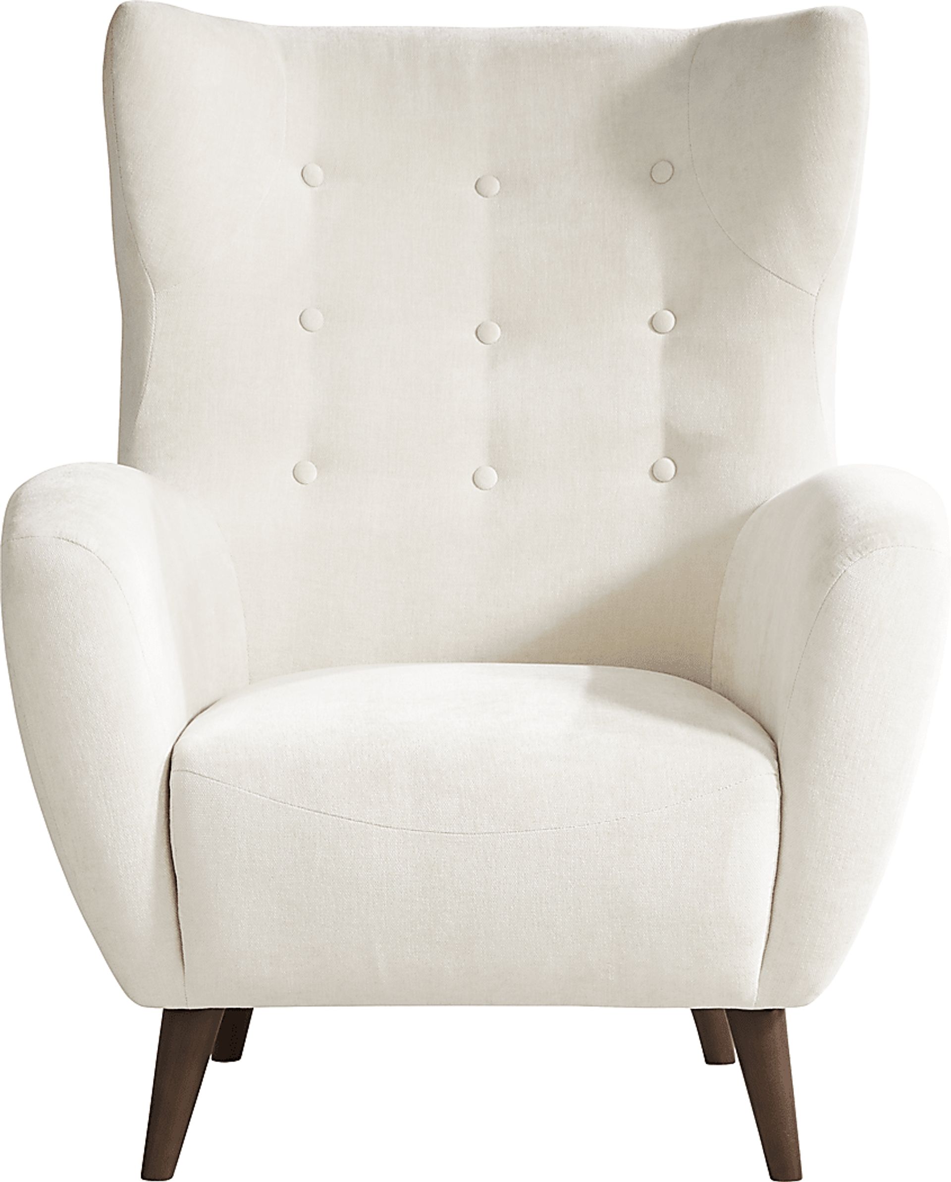 Happner White Accent Chair - Image 2
