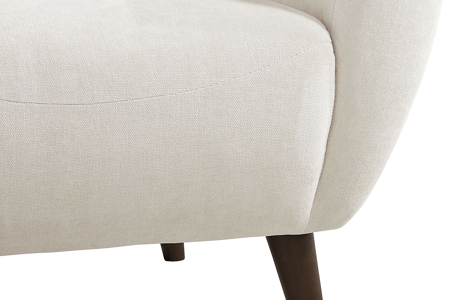 Happner White Accent Chair - Image 4