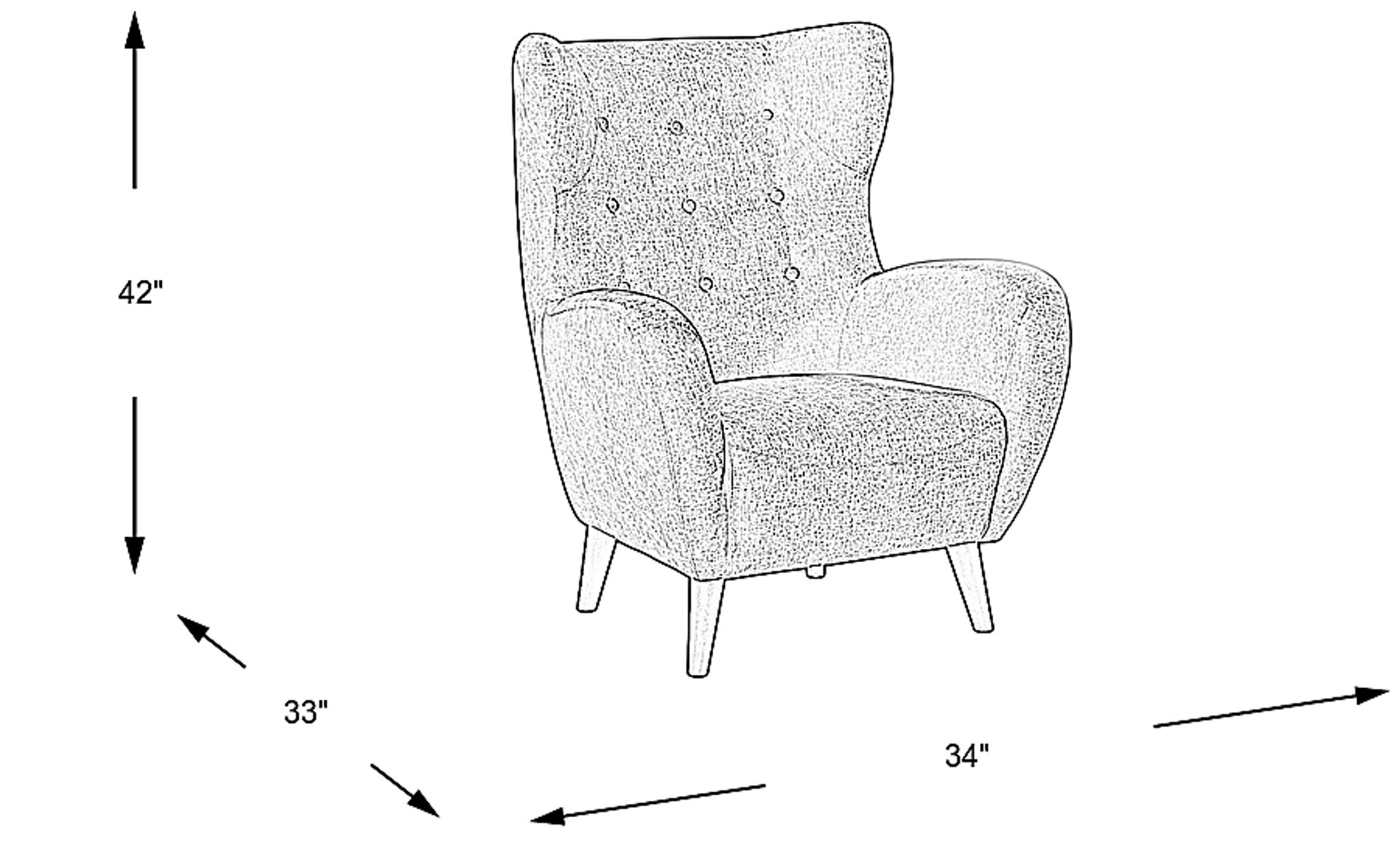 Dimension Image. Please refer to the Dimension Tab on this page for dimension details.