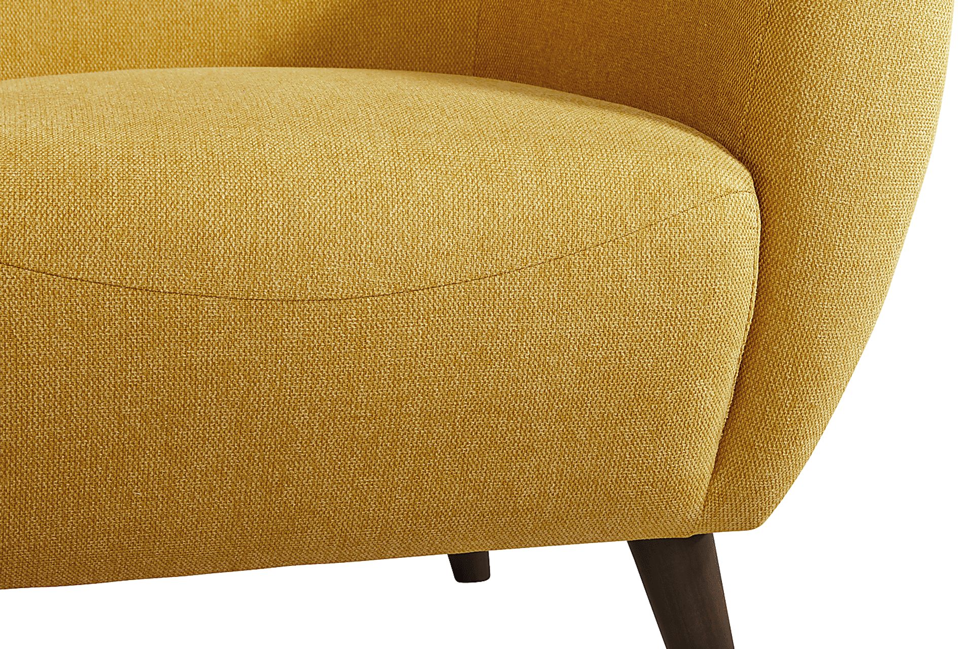 Happner Yellow Accent Chair - Image 4