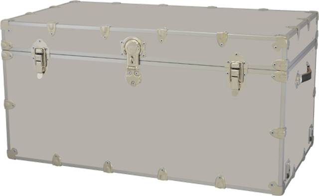 Happy Camper Gray Toy Trunk - Thumbnail - Image 1