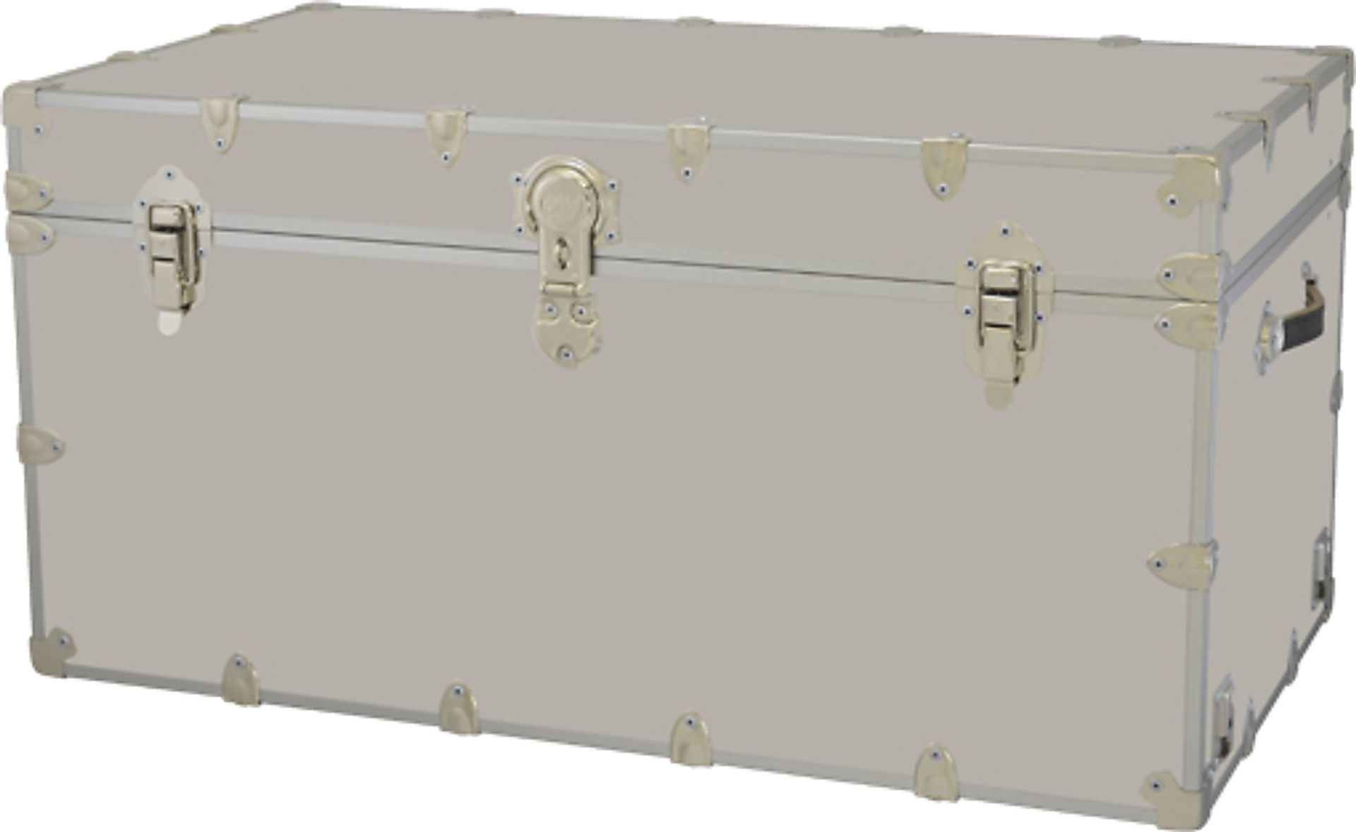 Happy Camper Gray Toy Trunk - Image 1