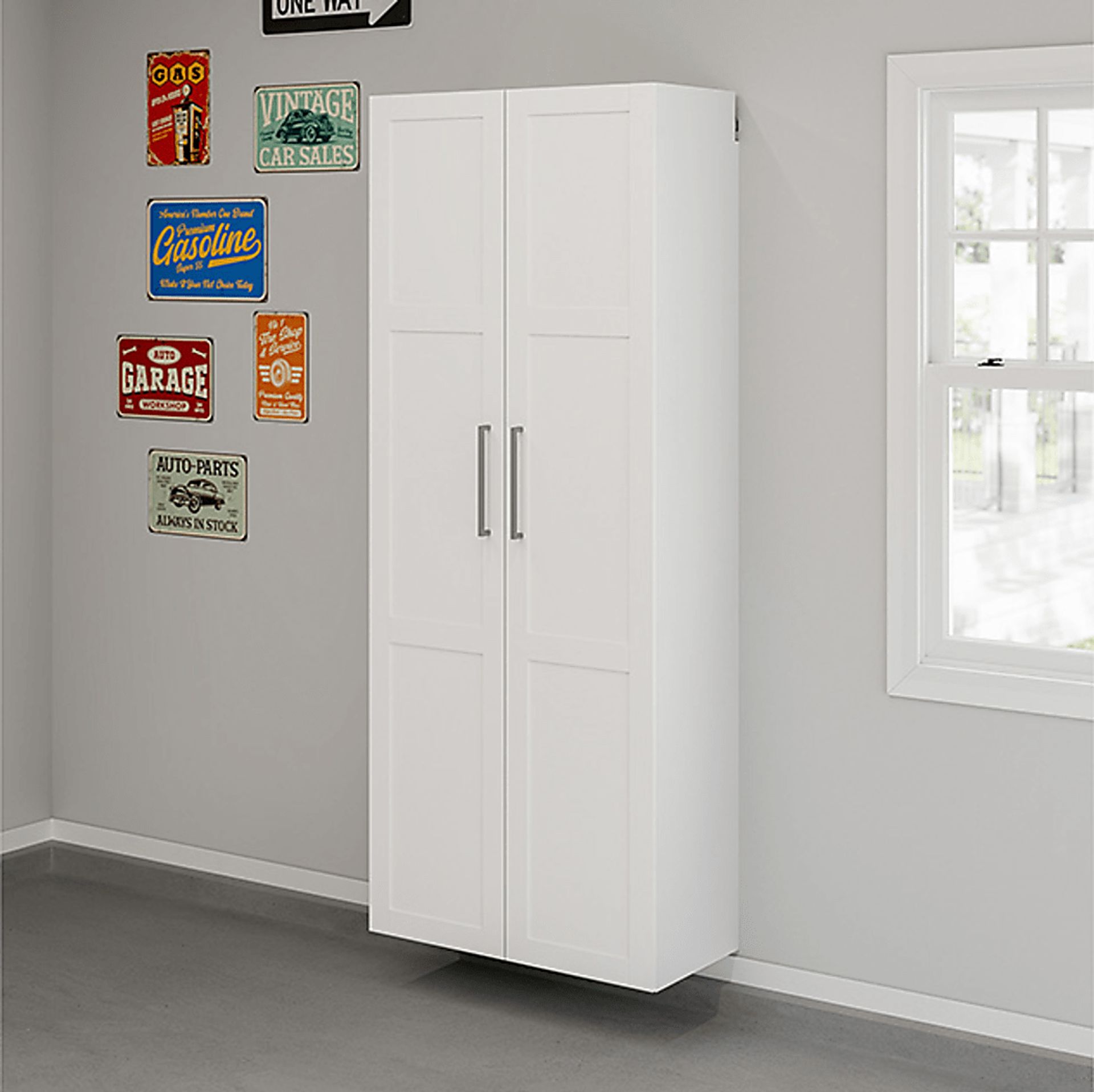 Happyworks I White Storage Cabinet - Image 3