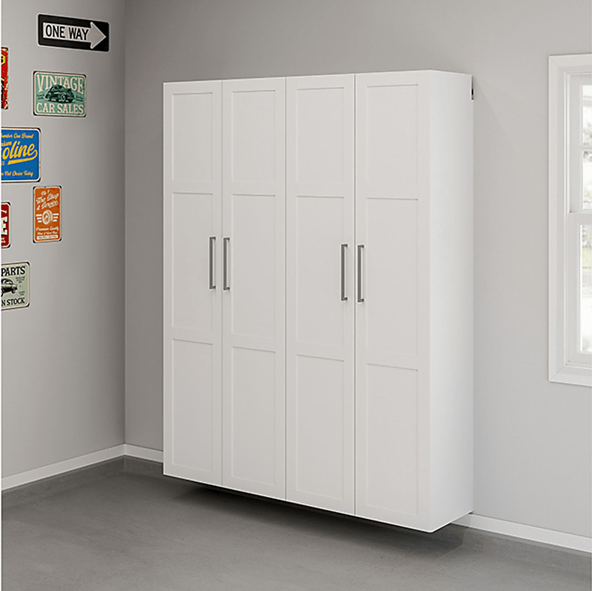 Happyworks II White Storage Cabinet - Image 2