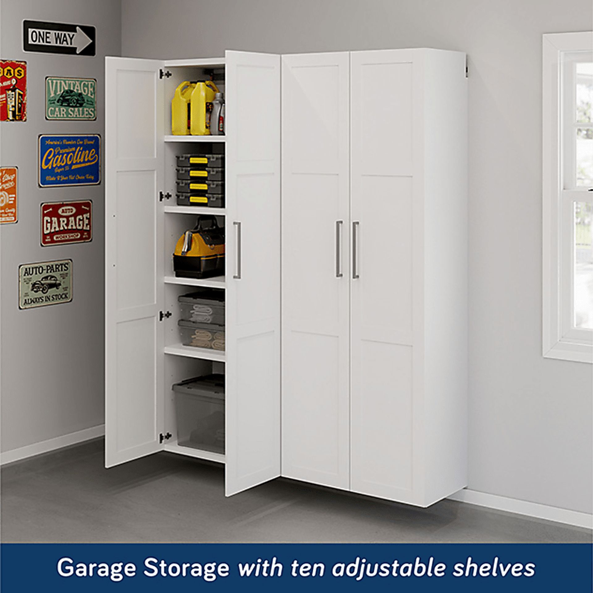 Happyworks II White Storage Cabinet - Image 3