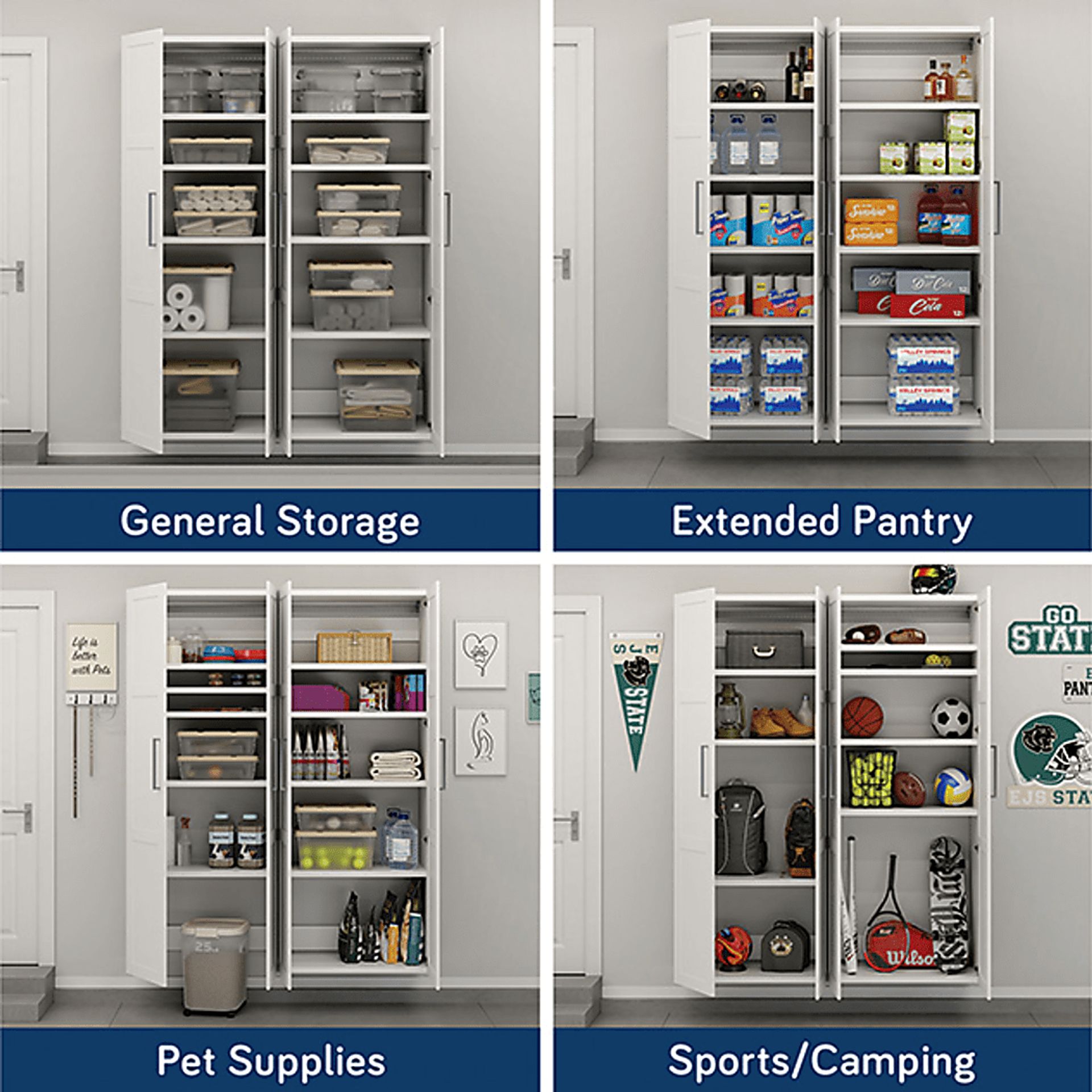 Happyworks II White Storage Cabinet - Image 5