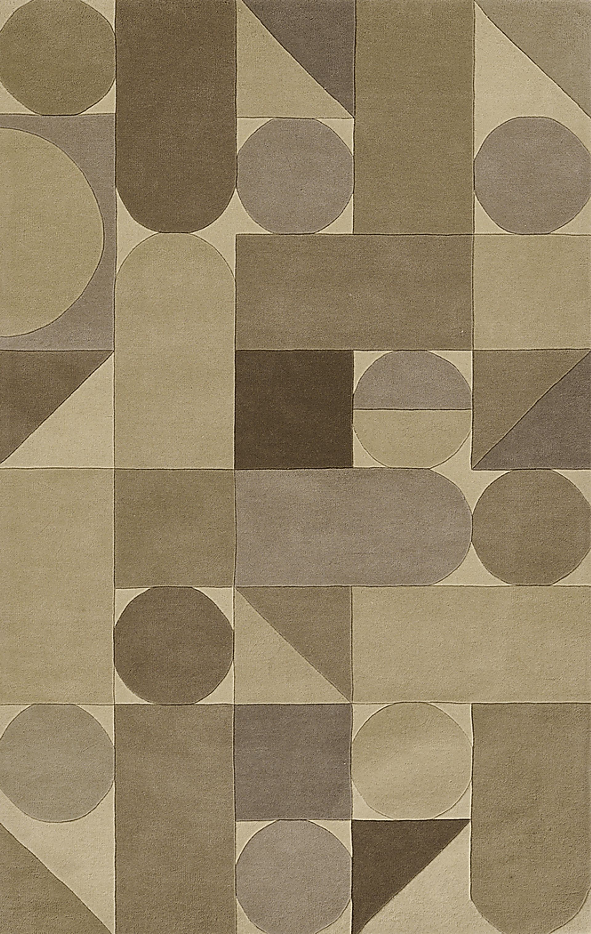 Harbeth Brown 5' x 8' Rug - Image 1
