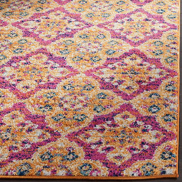Harbor Terrace Fuchsia 2'3 x 8' Runner Rug - Thumbnail - Image 2