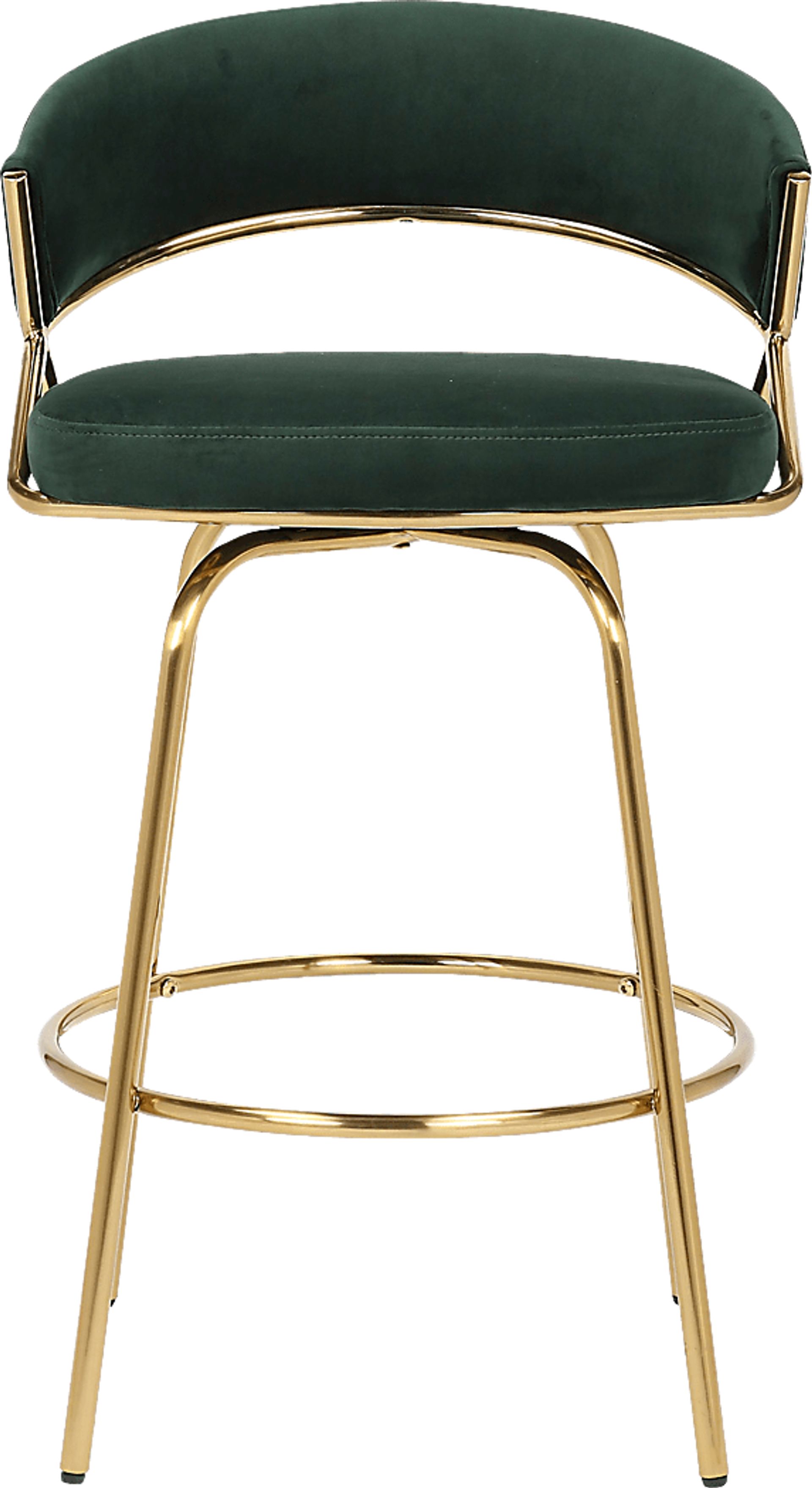 Harborson Green Counter Height Stool, Set of 2 - Image 5