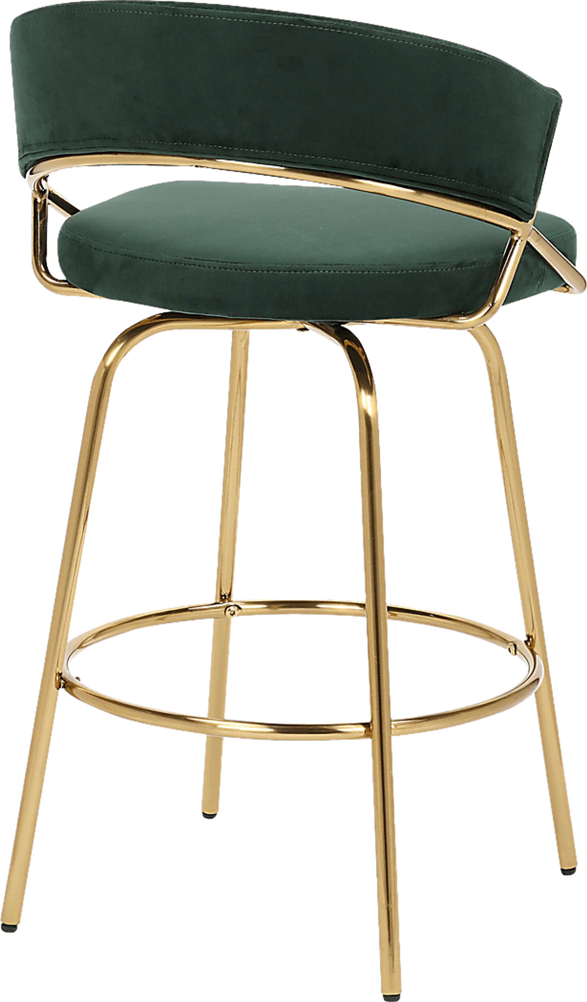 Harborson Green Counter Height Stool, Set of 2 - Image 7
