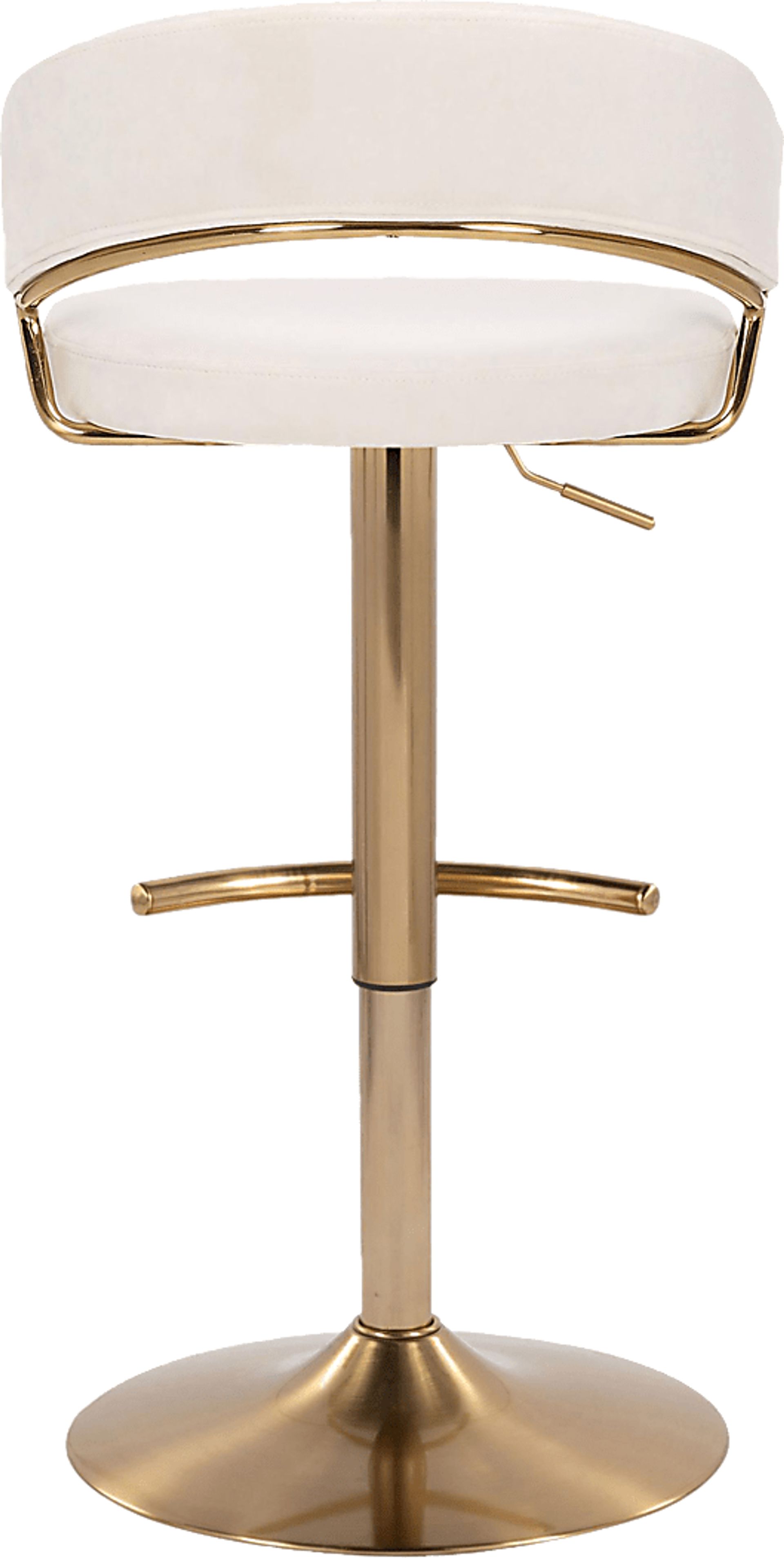 Harborson II Cream Adjustable Swivel Barstool, Set of 2 - Image 10