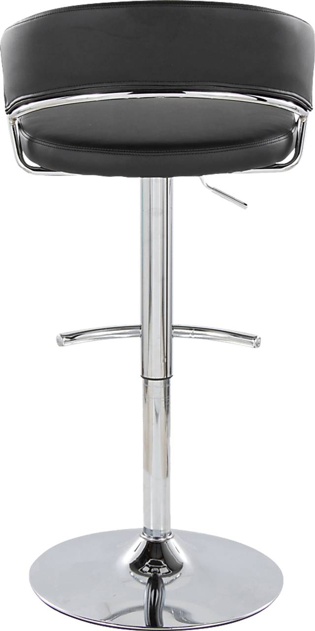 Harborson V Black Adjustable Swivel Barstool, Set of 2 - Thumbnail - Image 9