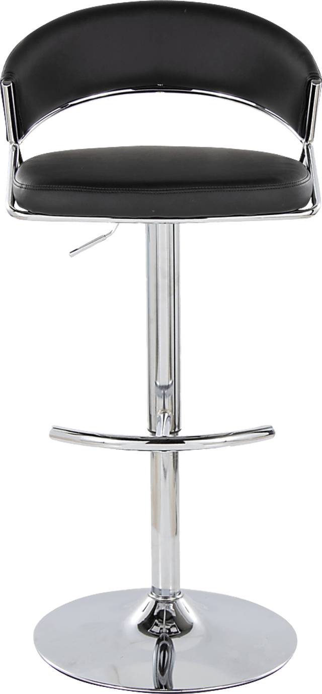Harborson V Black Adjustable Swivel Barstool, Set of 2 - Thumbnail - Image 10