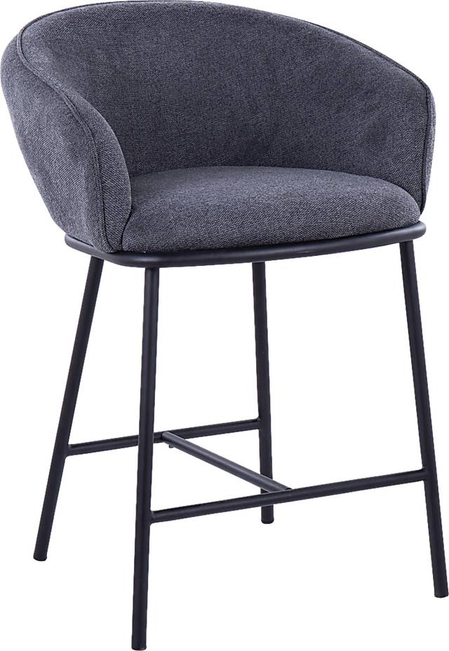 Harcort Charcoal Counter Height Stool, Set of 2 - Thumbnail - Image 3