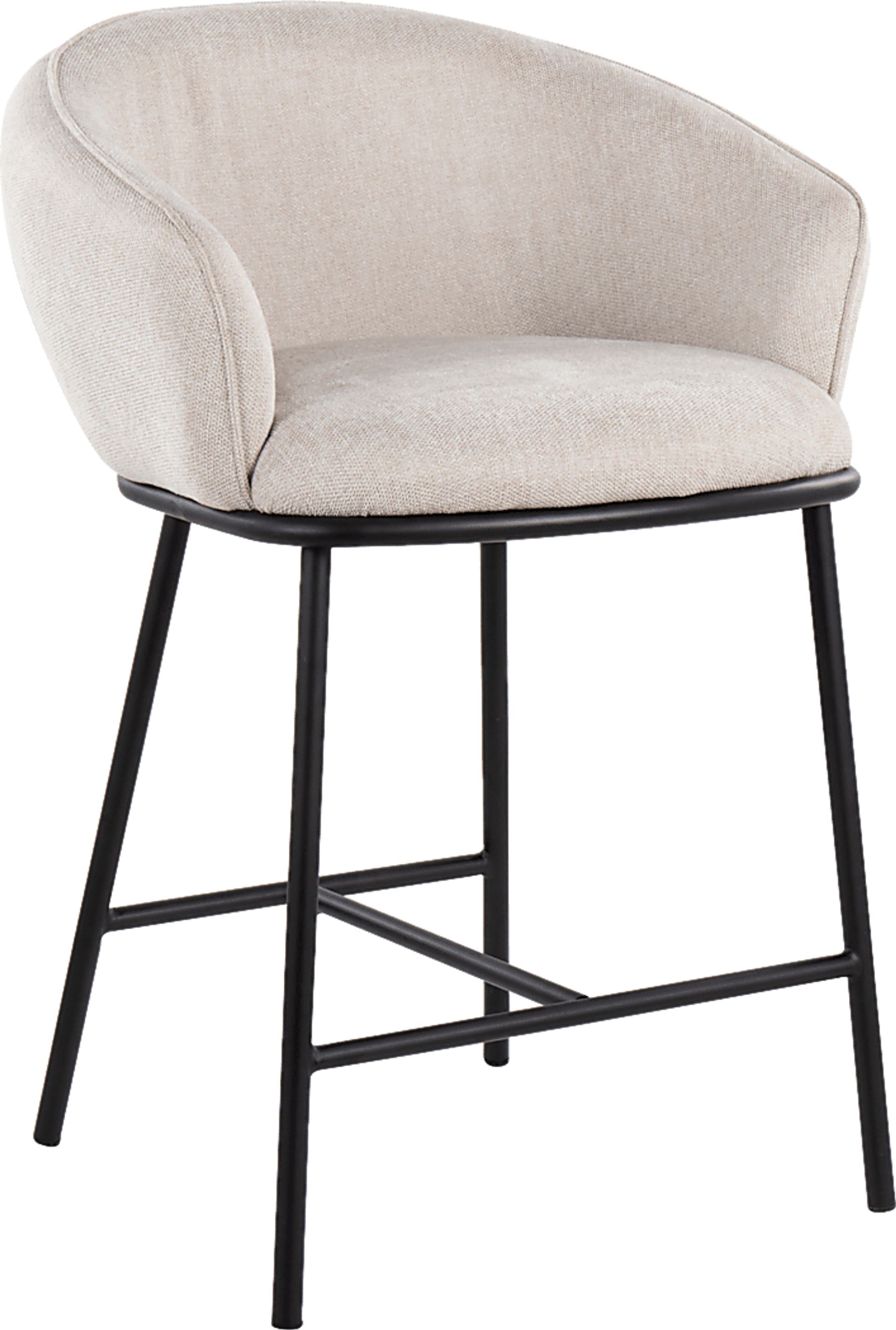 Harcort Cream Counter Height Stool, Set of 2 - Image 3