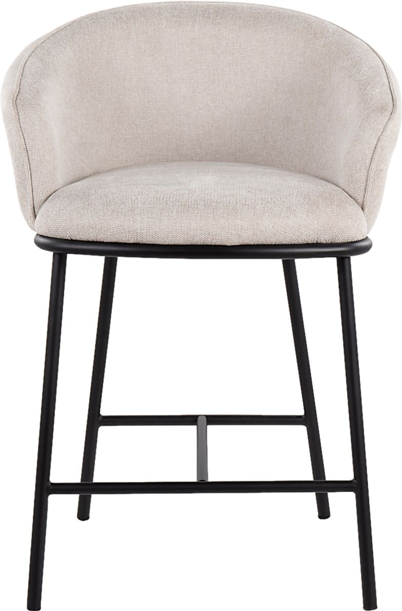 Harcort Cream Counter Height Stool, Set of 2