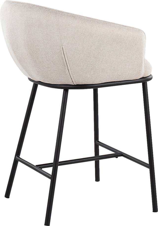 Harcort Cream Counter Height Stool, Set of 2 - Thumbnail - Image 7