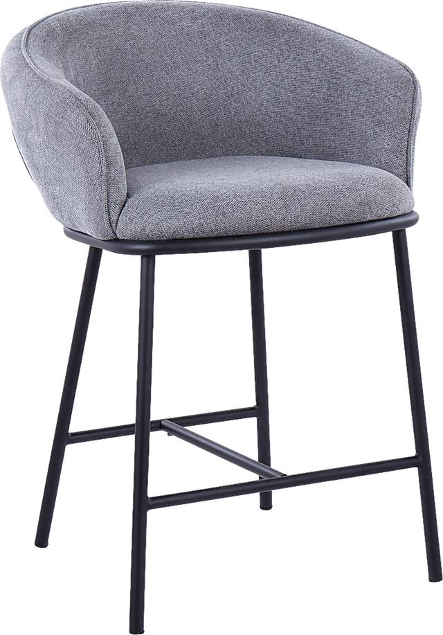 Harcort Gray Counter Height Stool, Set of 2 - Thumbnail - Image 3