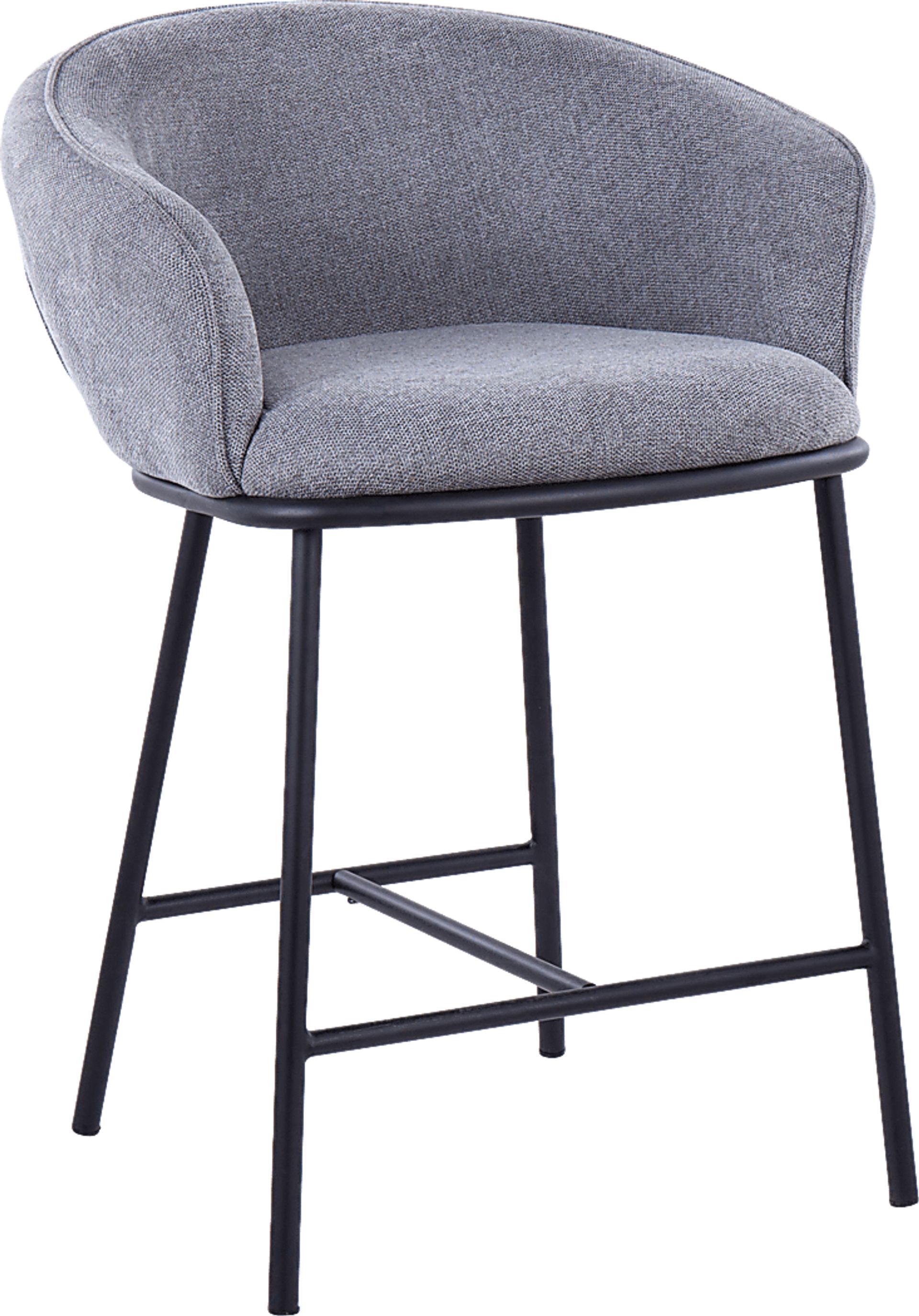 Harcort Gray Counter Height Stool, Set of 2 - Image 3