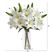 Harcross White Floral Arrangement with Vase