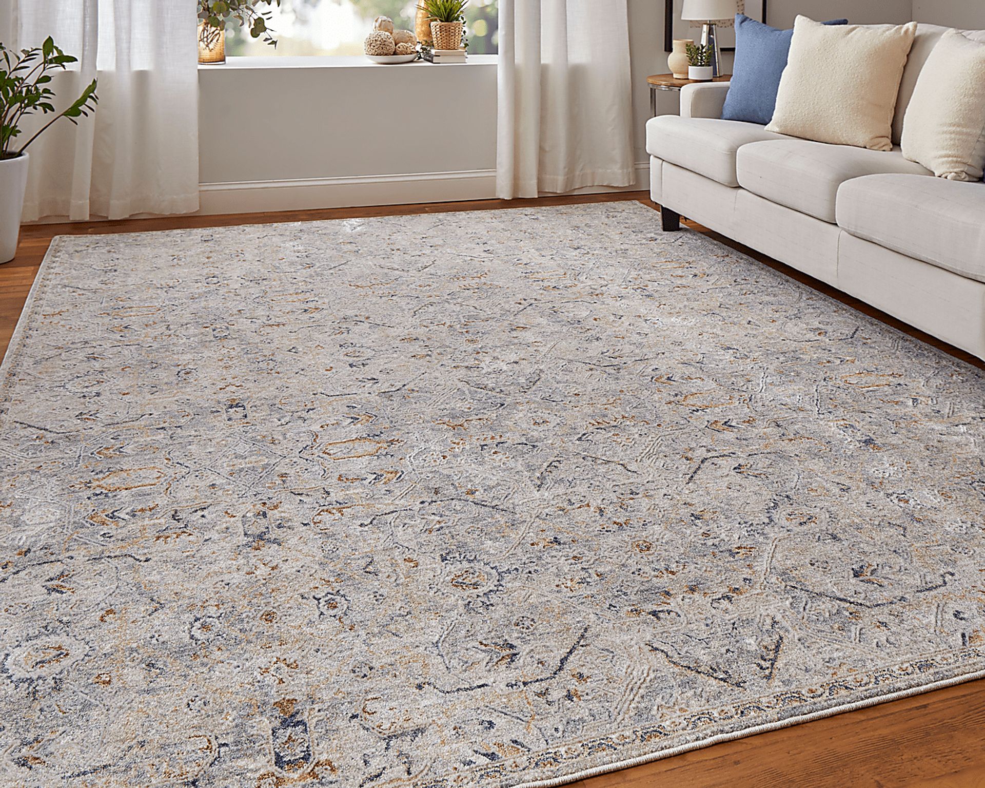 Hardara Ivory 5' x 7'6 Rug - Image 3