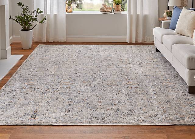 Hardara Ivory 6'7 x 9'6 Rug - Thumbnail - Image 2
