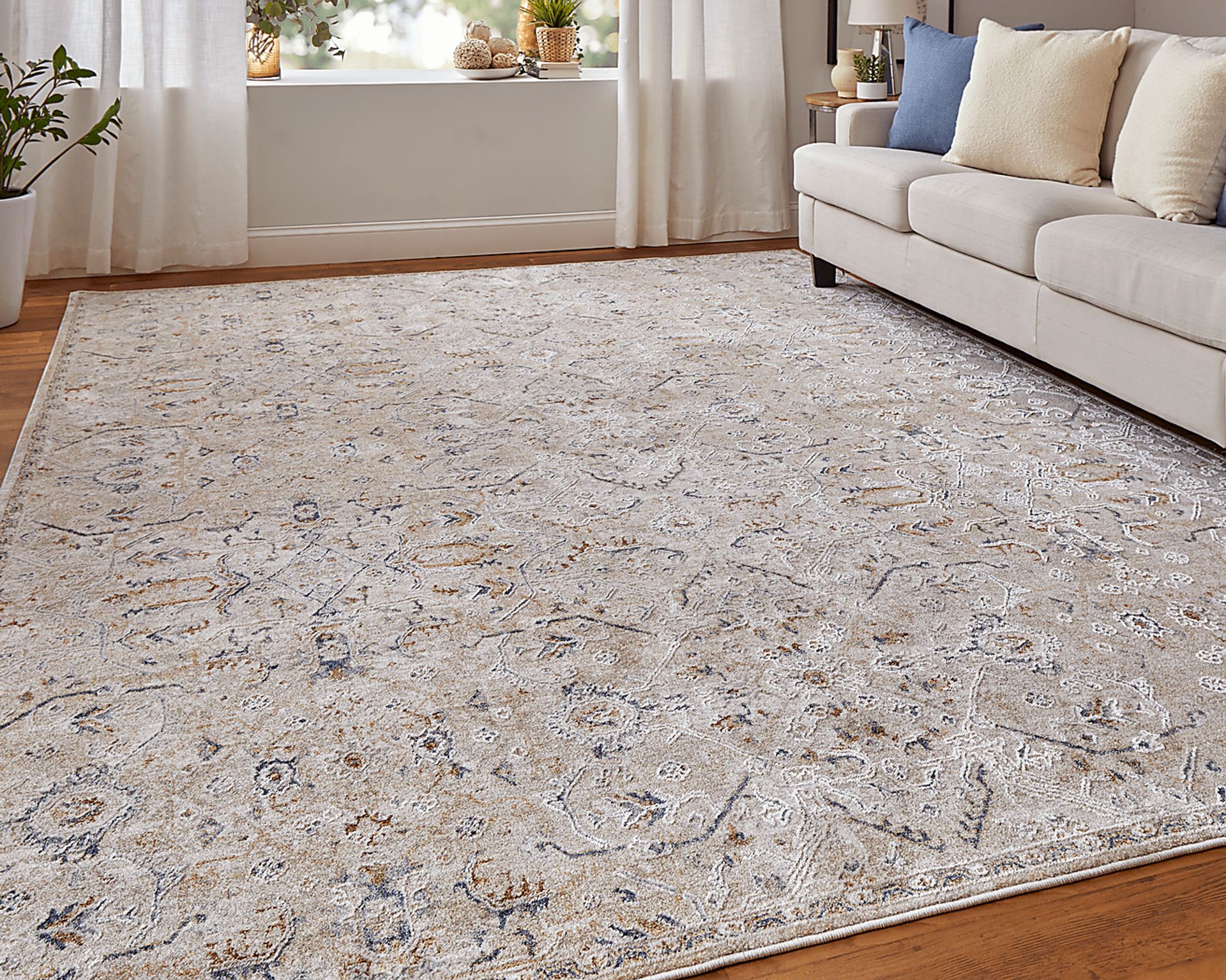 Hardara Taupe 7'10 x 10'3 Rug - Image 3