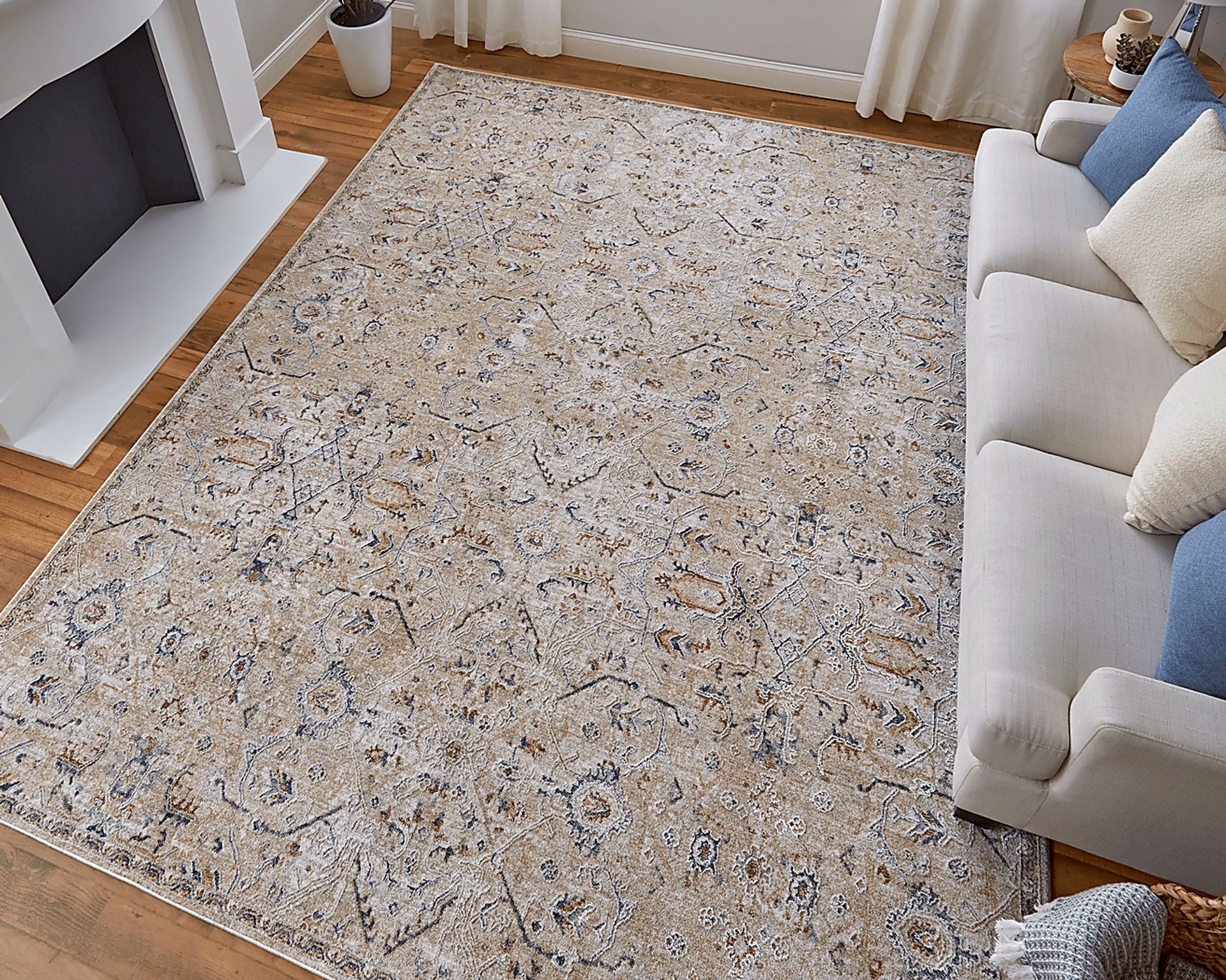 Hardara Taupe 7'10 x 10'3 Rug - Image 4