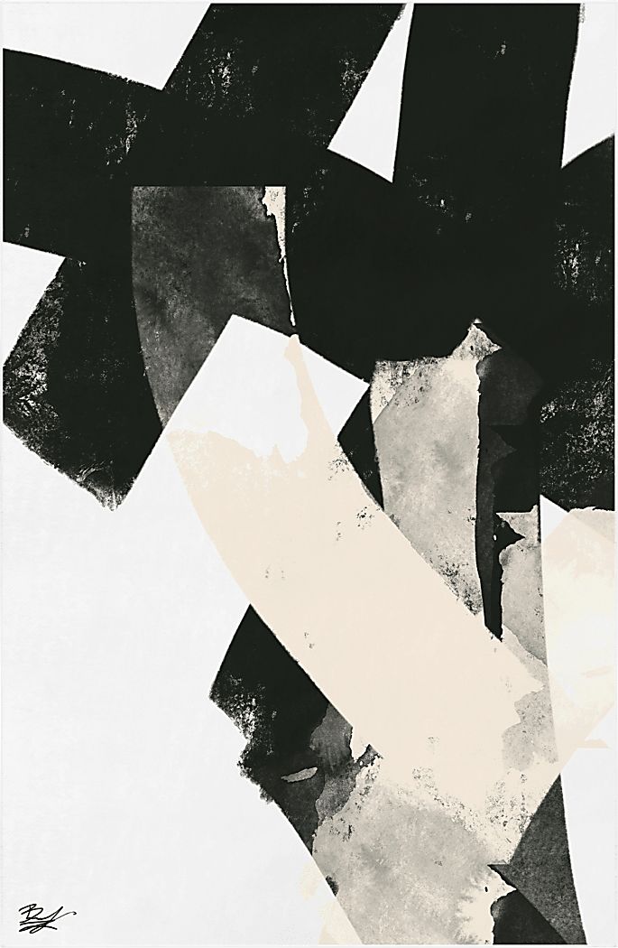 Hardash Black 5' x 7'7 Rug