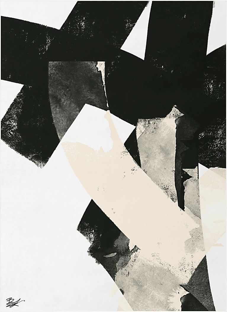 Hardash Black 7'7 x 10'5 Rug