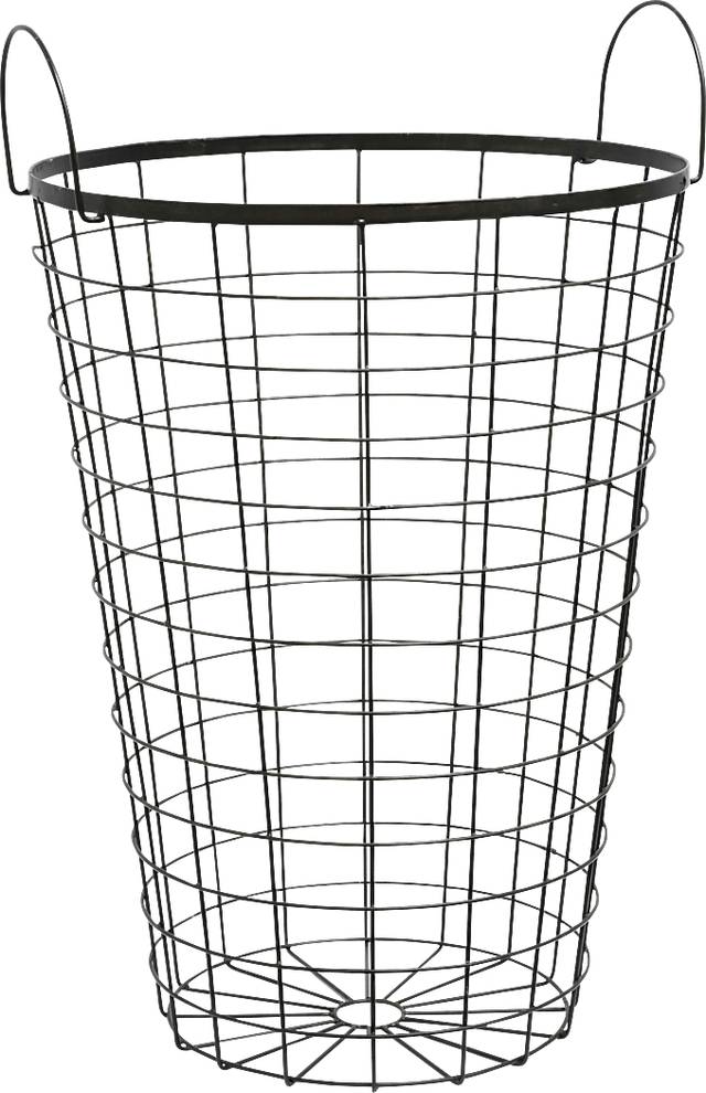 Hardeeville Brass Storage Basket, Set of 3 - Thumbnail - Image 2