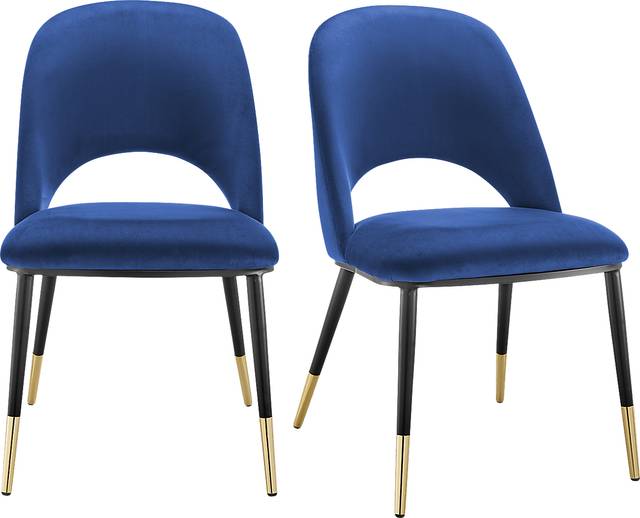 Hardesty Blue Side Chair, Set of 2 - Thumbnail - Image 7