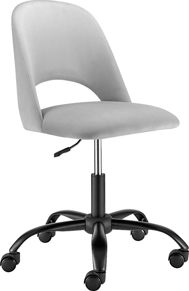 Hardesty Gray Office Chair - Thumbnail - Image 5