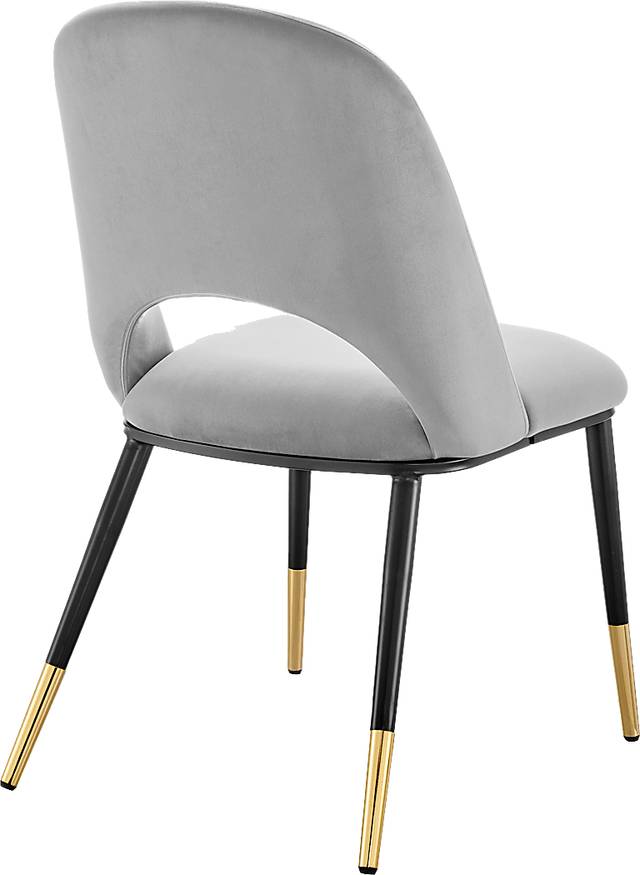 Hardesty Gray Side Chair, Set of 2 - Thumbnail - Image 4