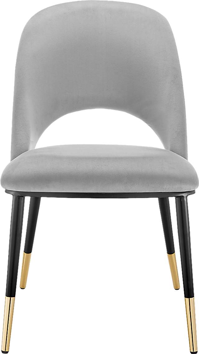 Hardesty Gray Side Chair, Set of 2 - Thumbnail - Image 1