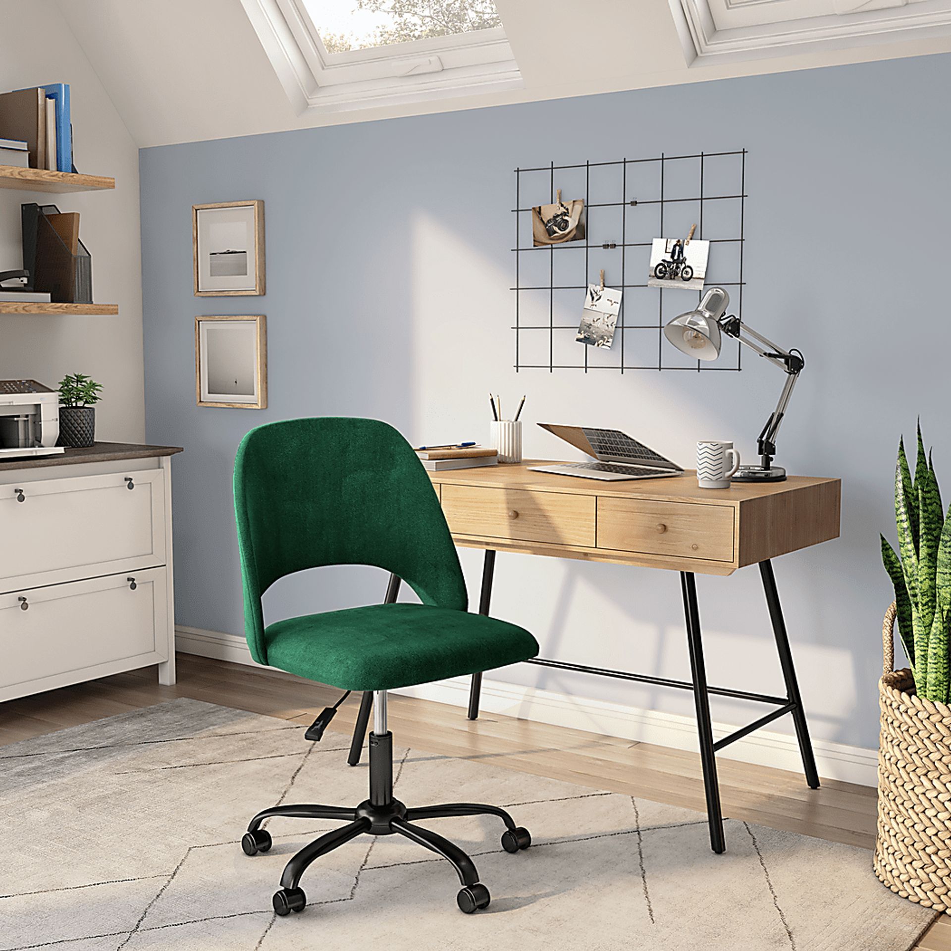Hardesty Green Office Chair - Image 2